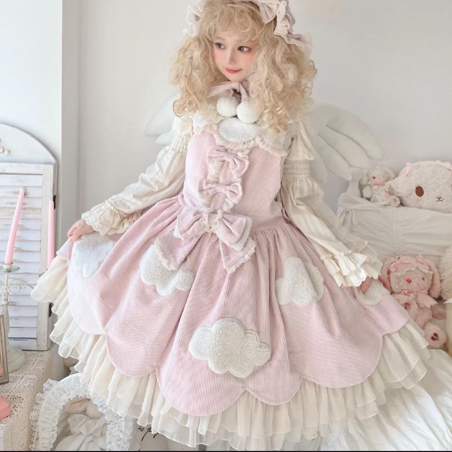 above the cloud winter cloud lolita dress 2021 winter