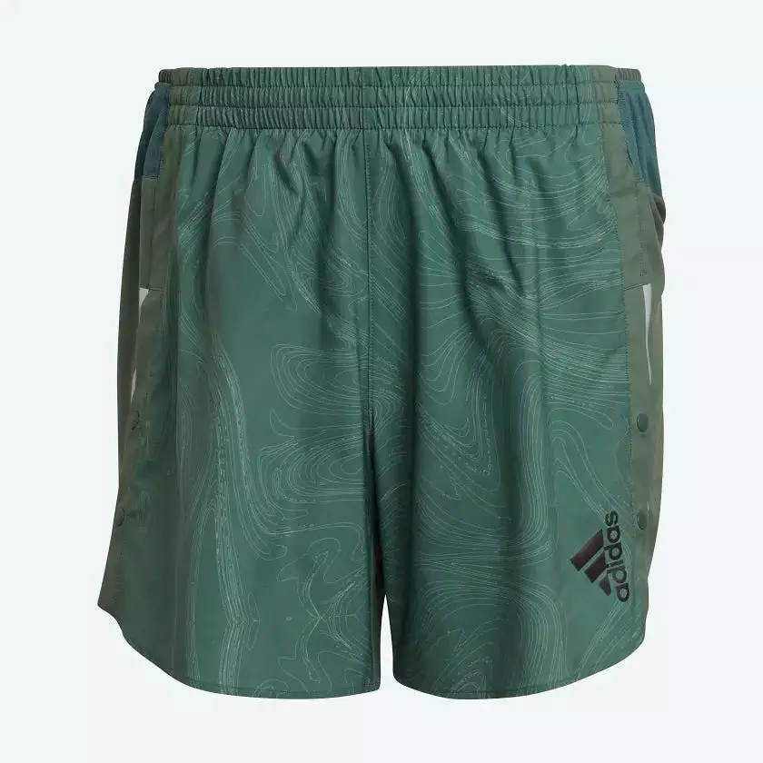 Adidas Designed For Running For The Oceans Men's Shorts - Green