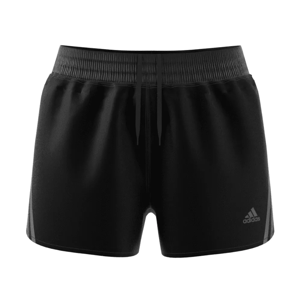 Adidas Women's Run Icons 3-Stripes Running 4 Inch Shorts