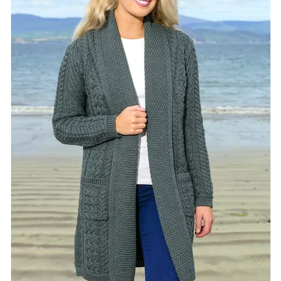 Aran Waterfall Cardigan Coat [2 Colors]