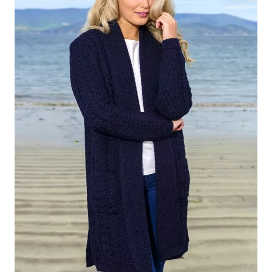 Aran Waterfall Cardigan Coat [2 Colors]