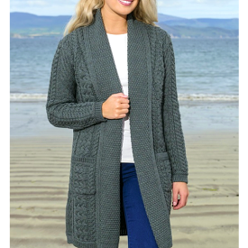 Aran Waterfall Cardigan Coat [2 Colors]