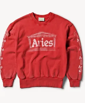 Aries Aged Column Cotton-Jersey Sweatshirt