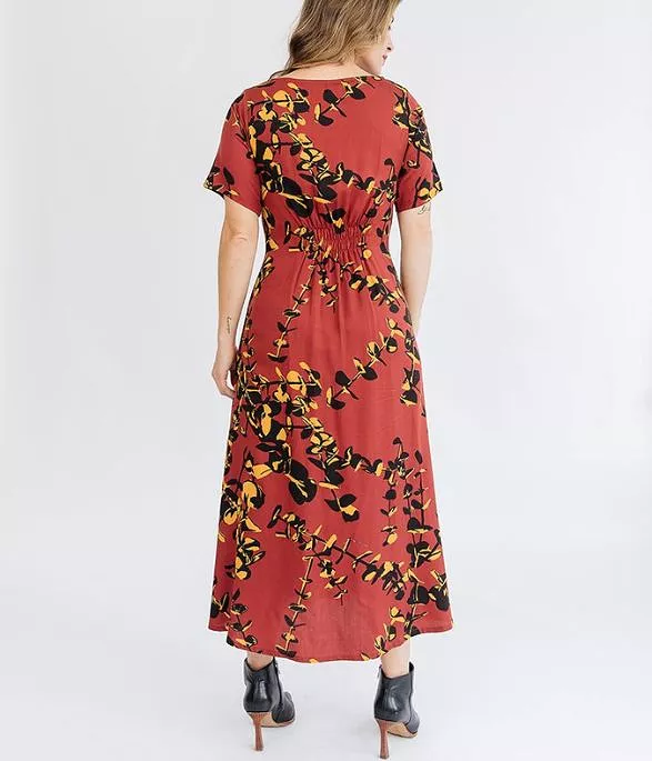 Artsy Traveler Midi Dress