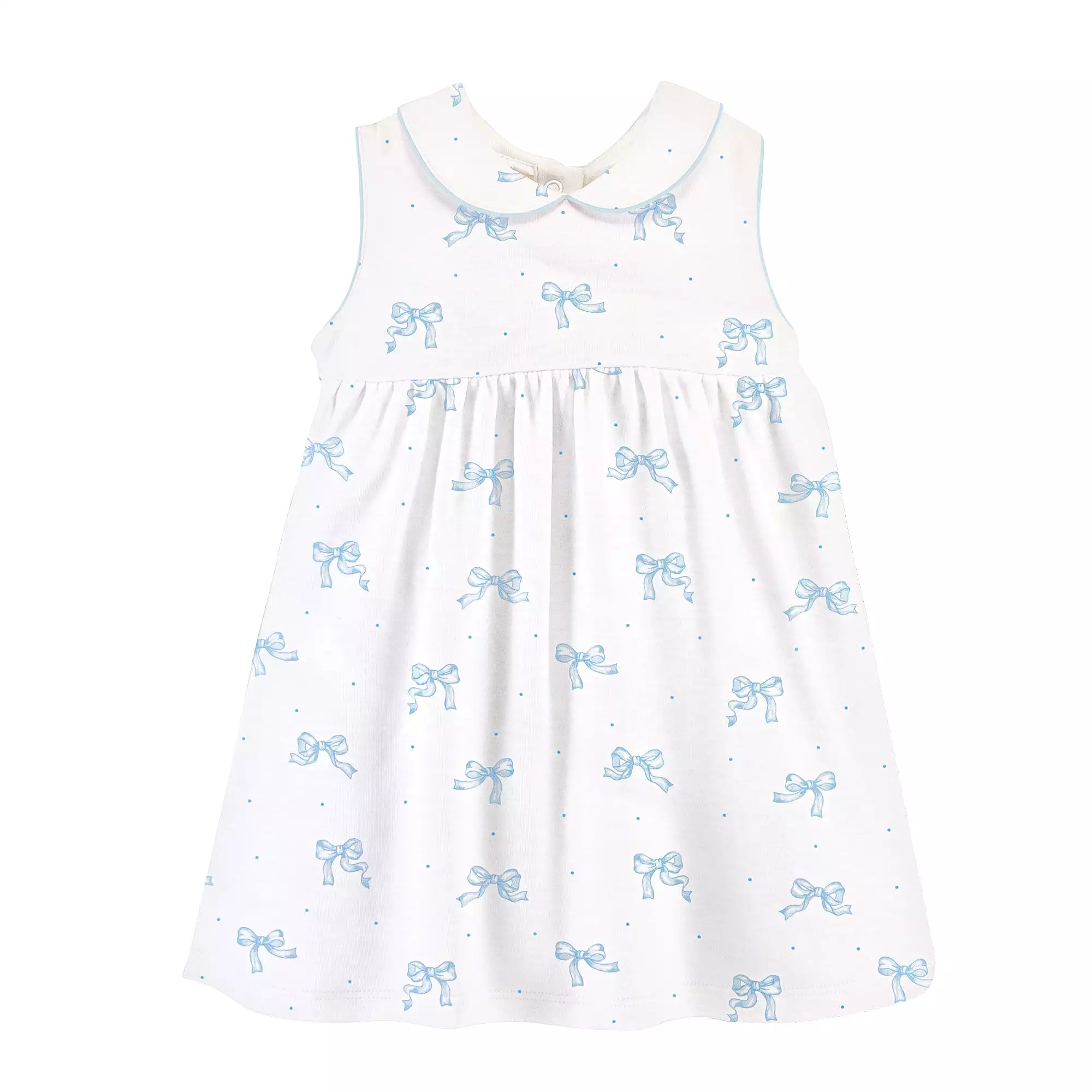 Baby Club Chic - Pretty Blue Bows Toddler Dress