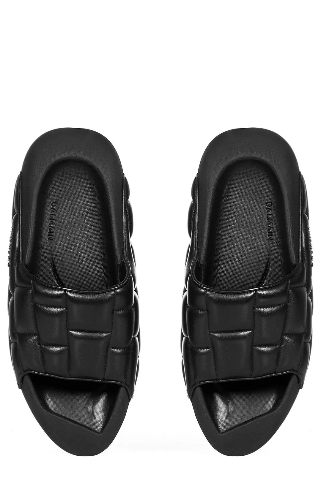 Balmain B-It-Puffy Slip-On Quilted Slides