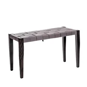 Bench Regular Cuoio Incrociato Anthracite