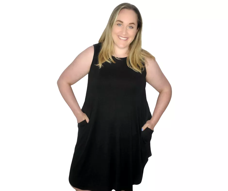 Black Night On the Town Swing Dress