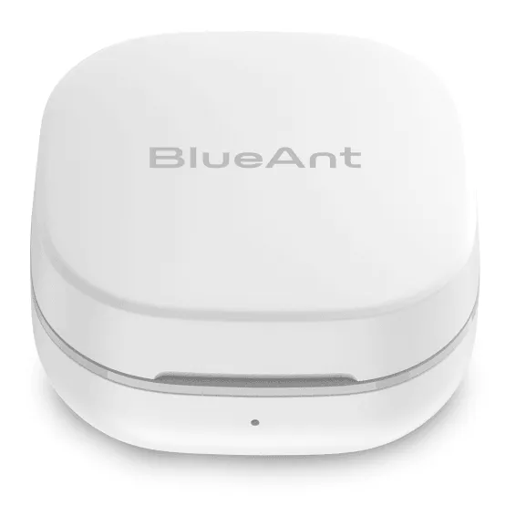 BlueAnt Pump Air Active Noise Cancelling ANC True Wireless Earbuds Earphones Case Headphones White