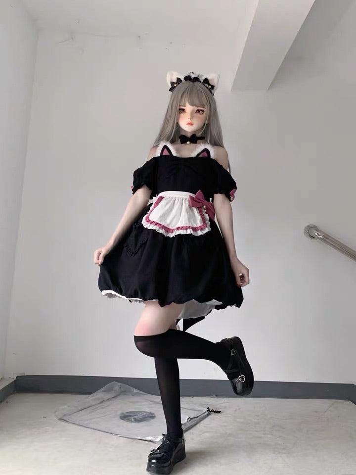 buy 1 dress get 1 dress free limited time only magic cat maid Lolita dress please read product info page