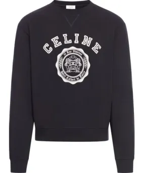 Celine BLAS LOOSE SWEATSHIRT IN COTTON FLEECE