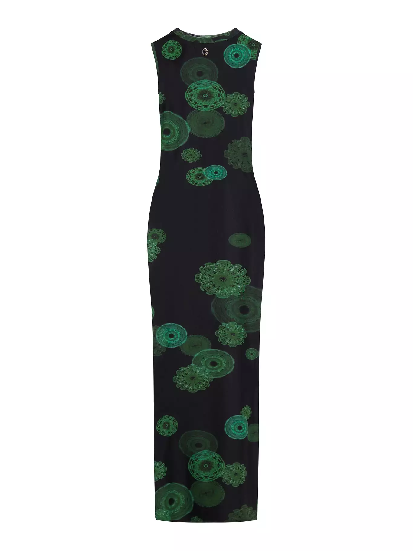 CYMATICS PRINT MESH DRESS