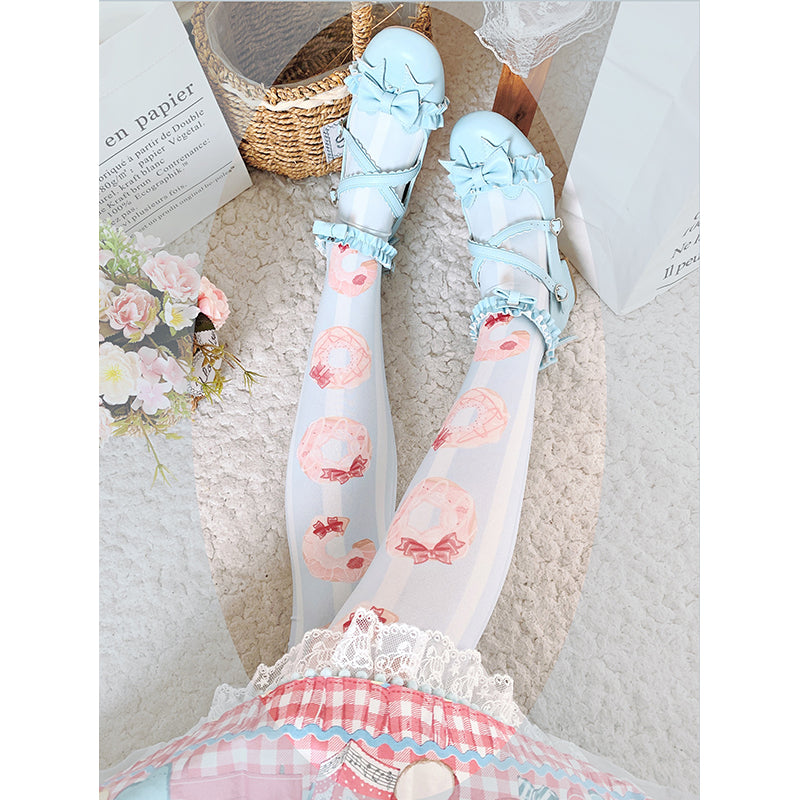 donuts stocking lolita dress coordinate