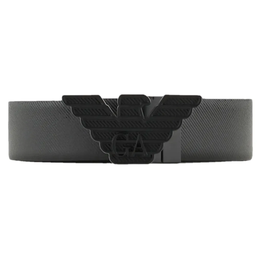 Emporio Armani Belt With Eagle Buckle