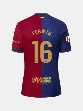 FERMN | LA LIGA Junior home jersey 24/25 FC Barcelona - Dri-Fit ADV