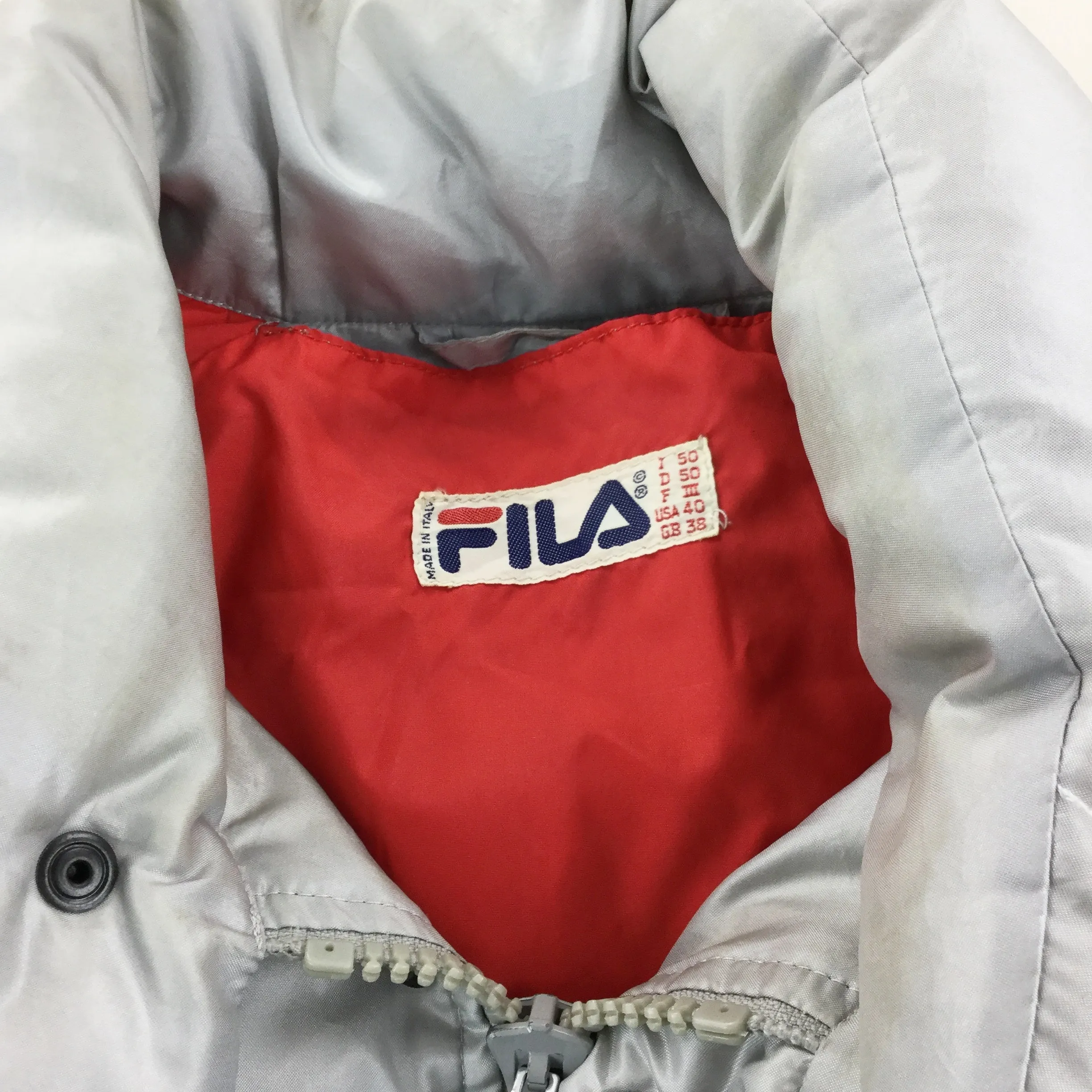 Fila 90s Puffer Jacket - Medium