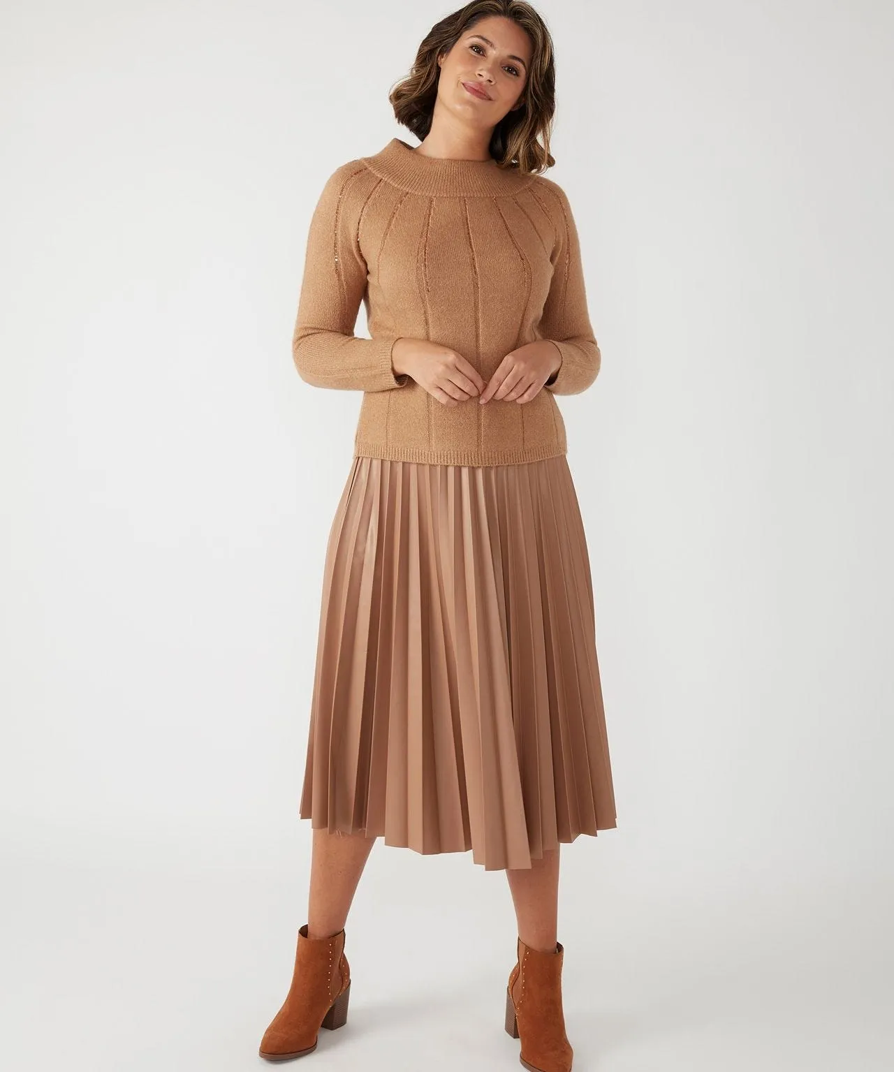 First Avenue Pleated Skirt