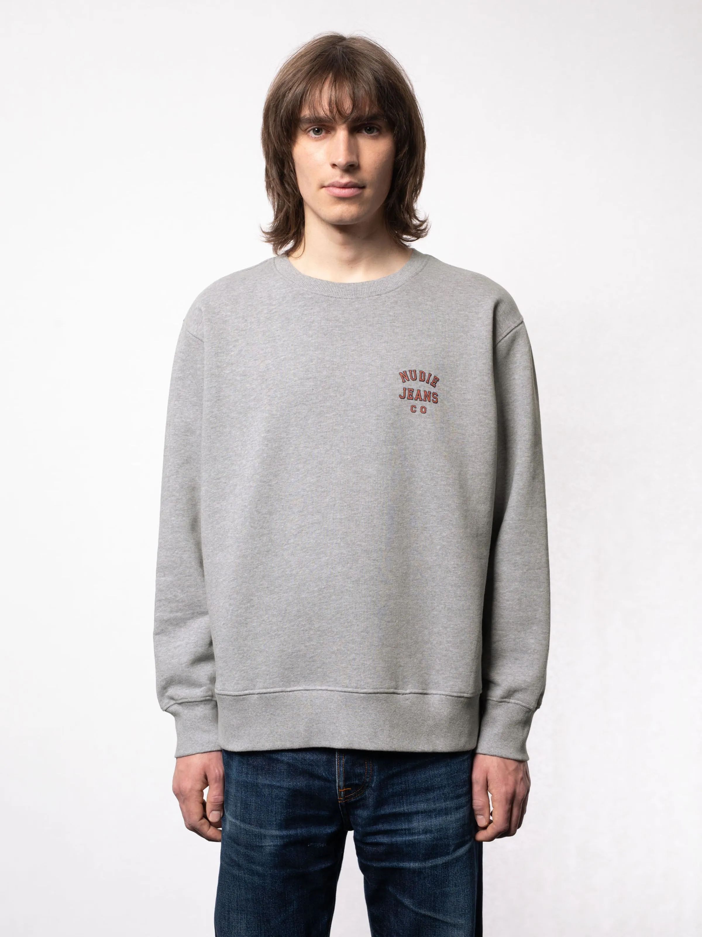 Frasse Logo Sweatshirt Greymelange