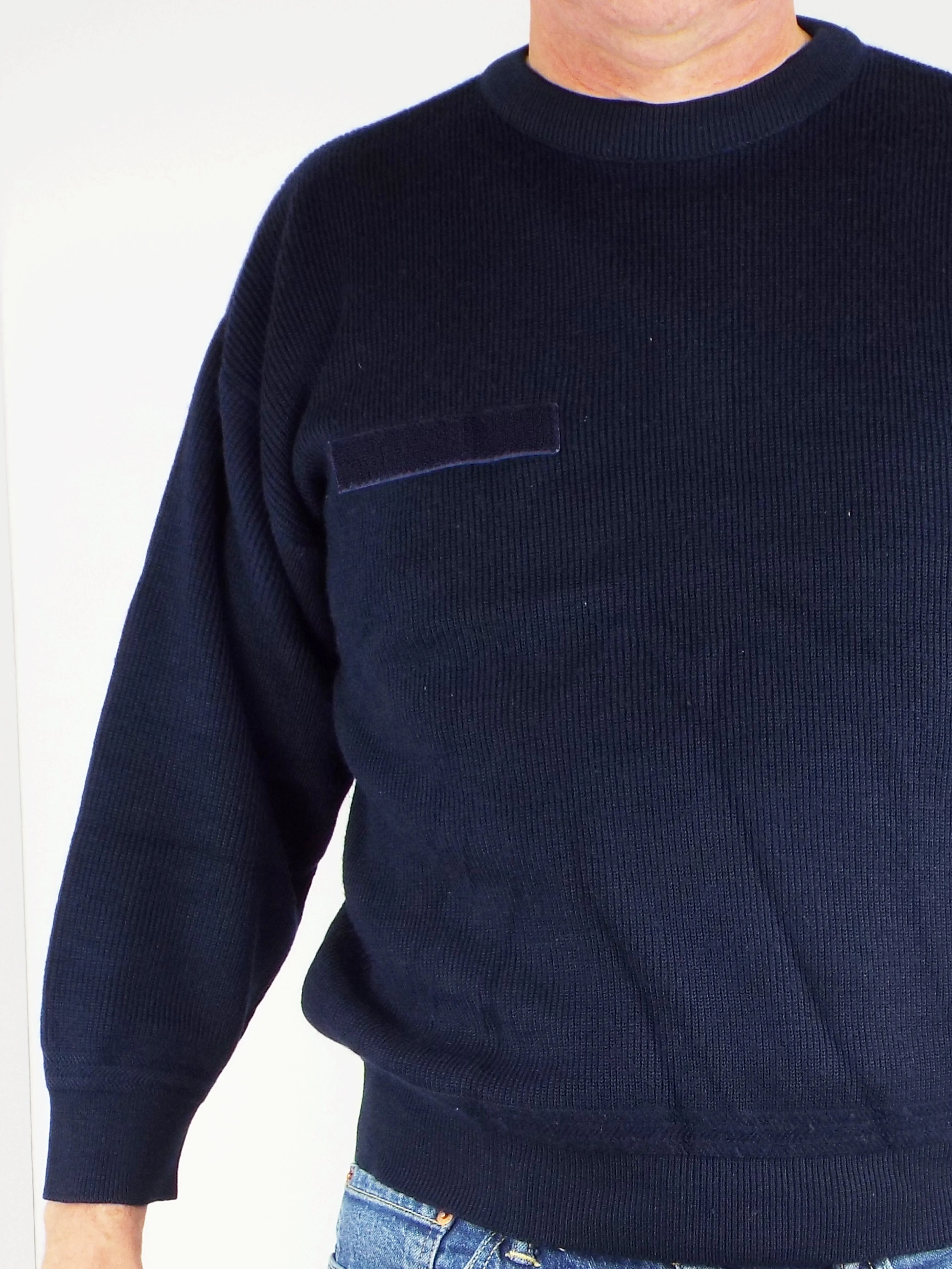 French - Dark Navy Blue Sweater / Crew Neck Jumper - Grade 1