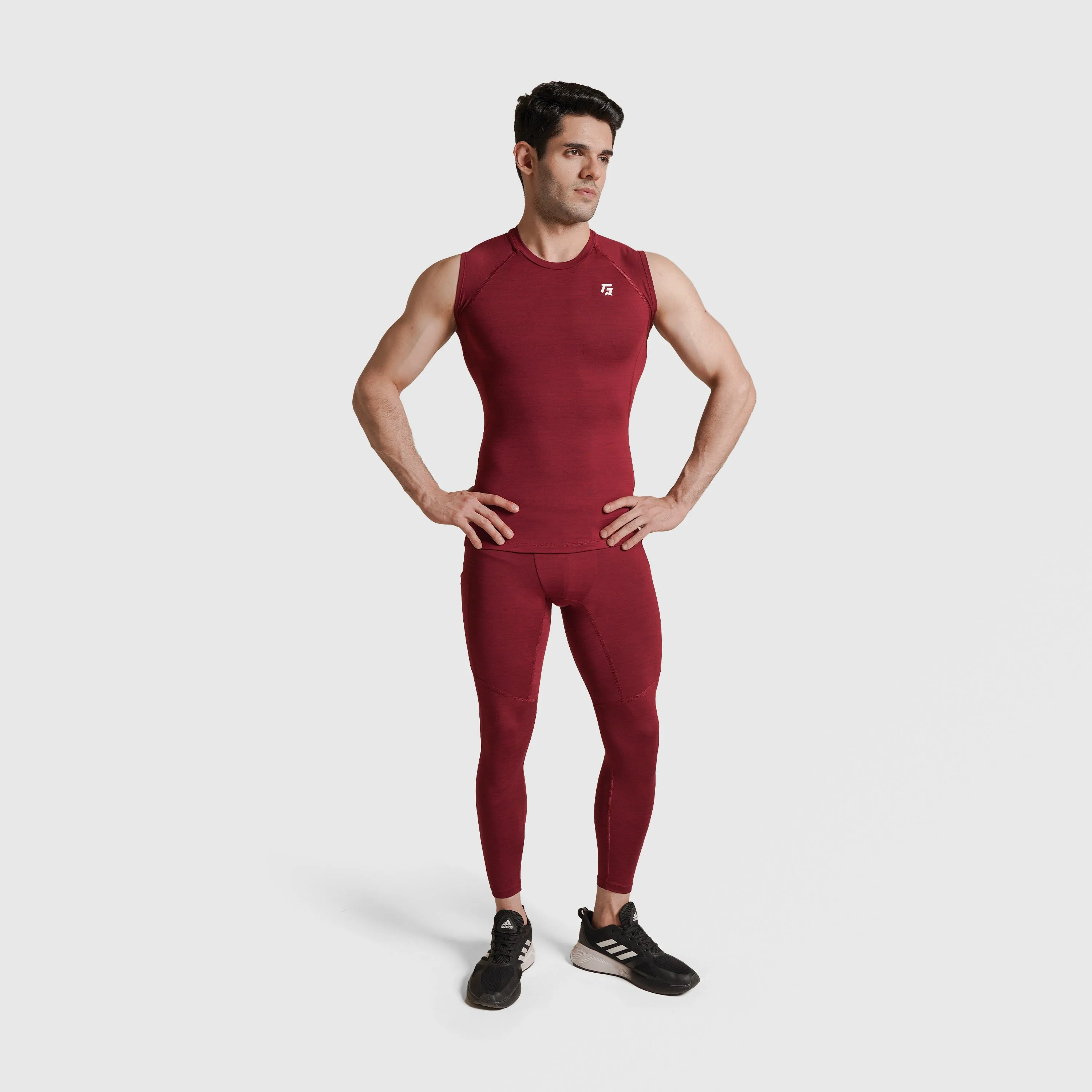 GA Compression Sleeveless (Maroon)