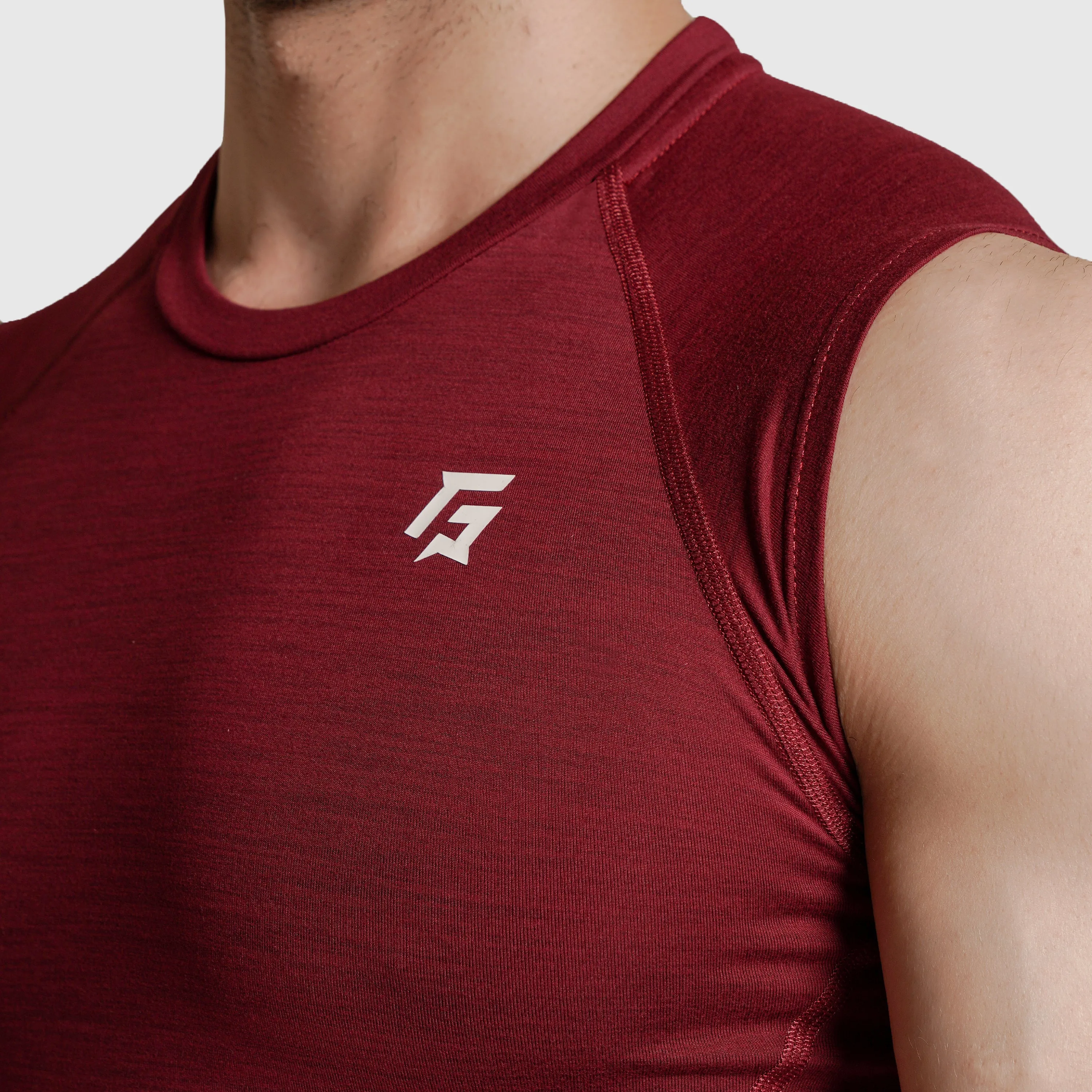 GA Compression Sleeveless (Maroon)