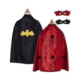 Great Pretenders- Reversible Spider/Bat Cape & Mask