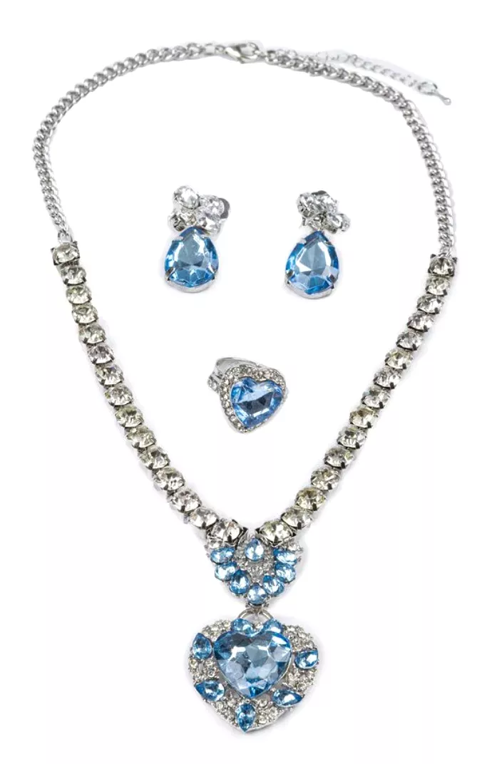 Great Pretenders- The Marilyn Set in Blue/Silver