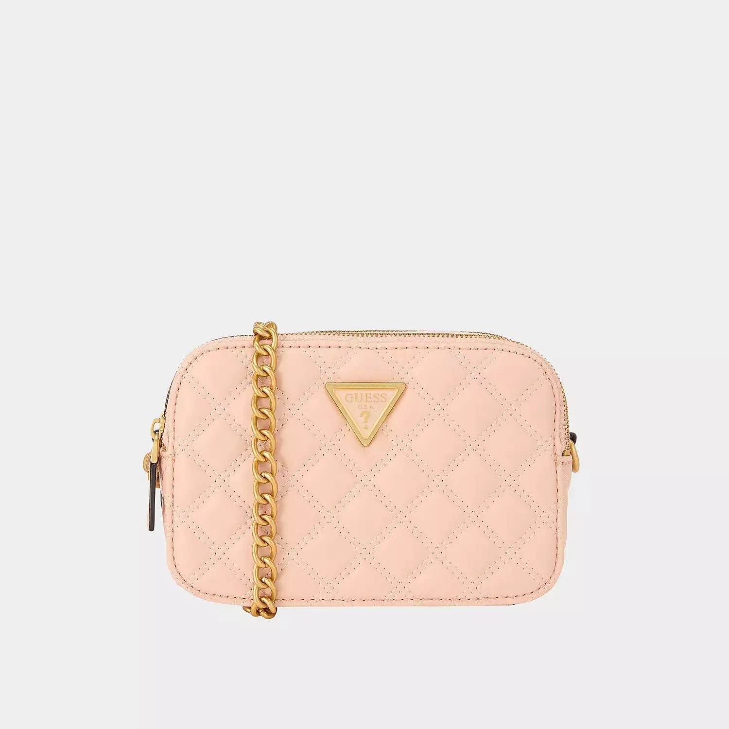 GUESS GIULLY QUILTED CAMERA CROSSBODY