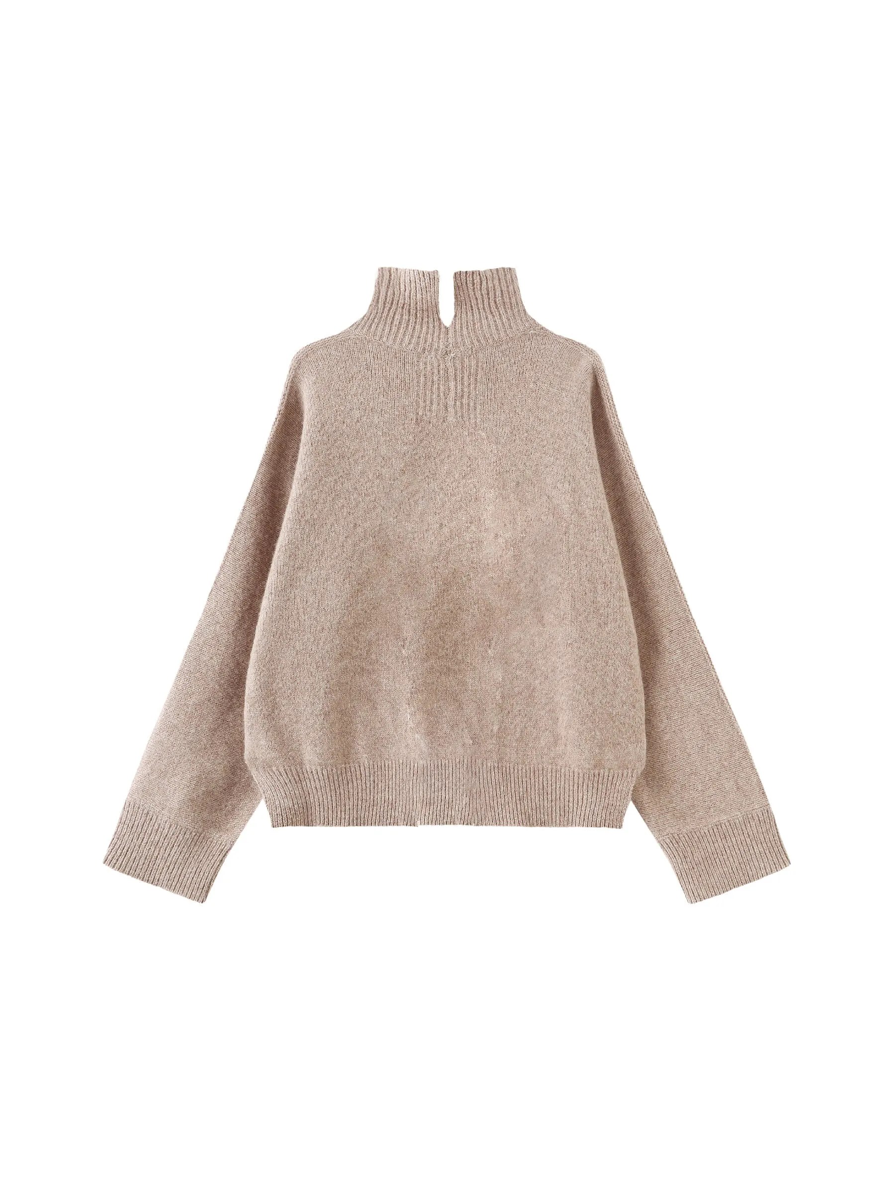 High Neck Sheep Wool Sweater