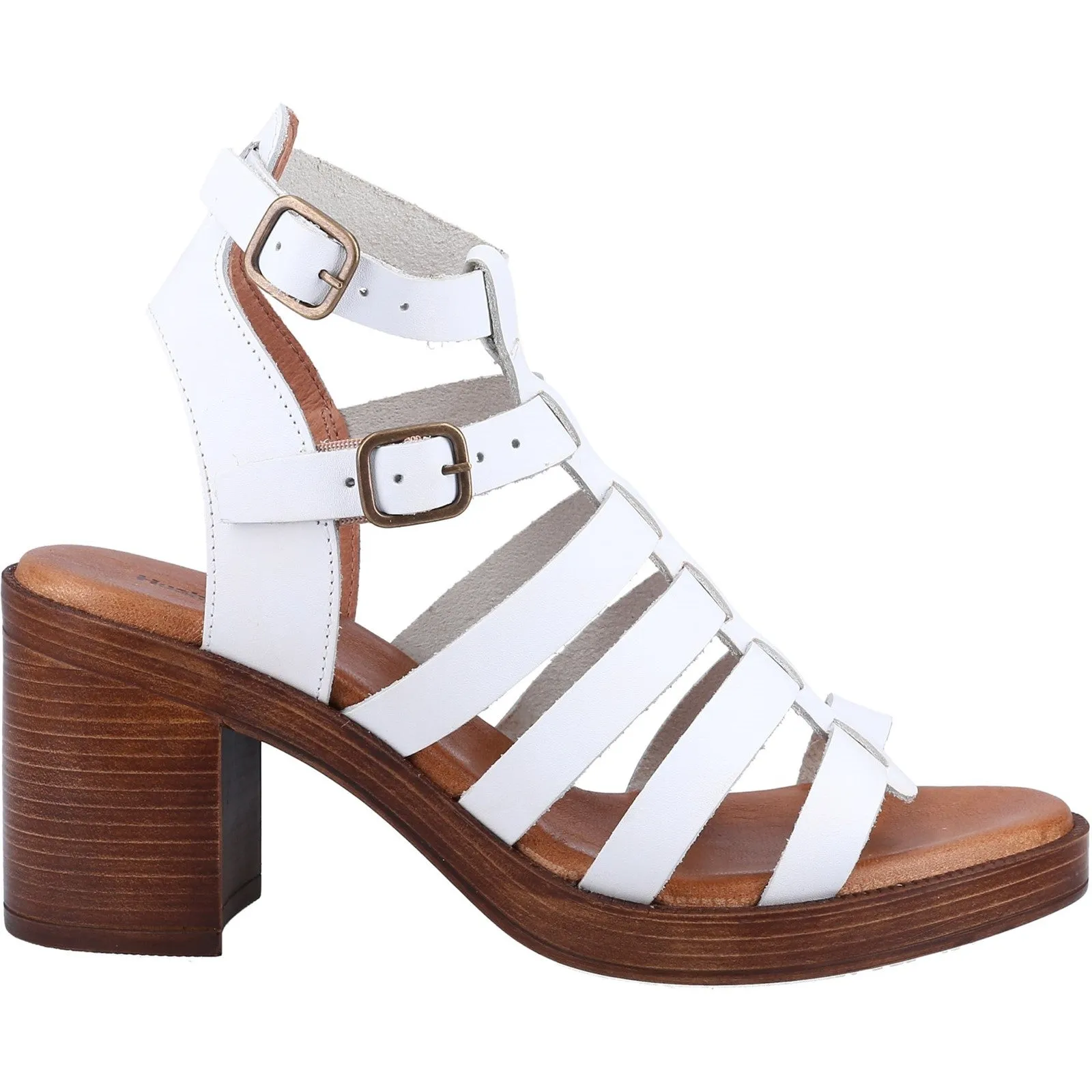 Hush Puppies Gloria Womens Leather Gladiator Sandal