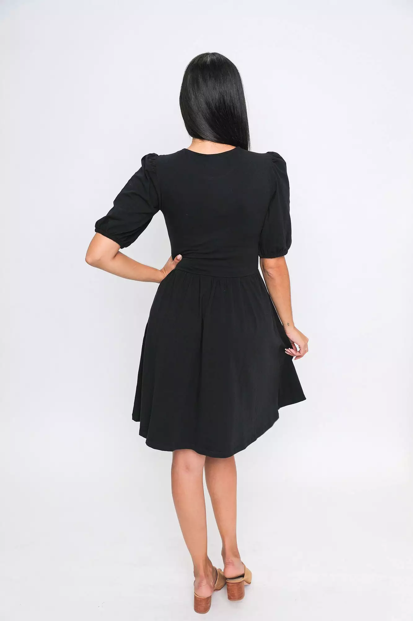 Inez Bubble Sleeve Dress