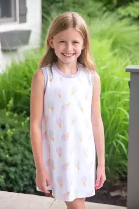 James & Lottie - Ice Cream Madison Sleeveless Dress