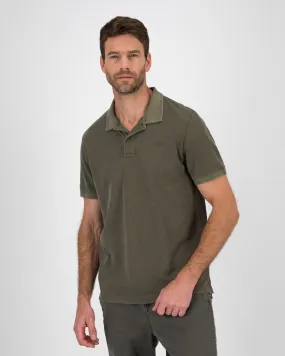 K-Way Elements Men's Hank Washed Work Wear Golfer | Cape Union Mart