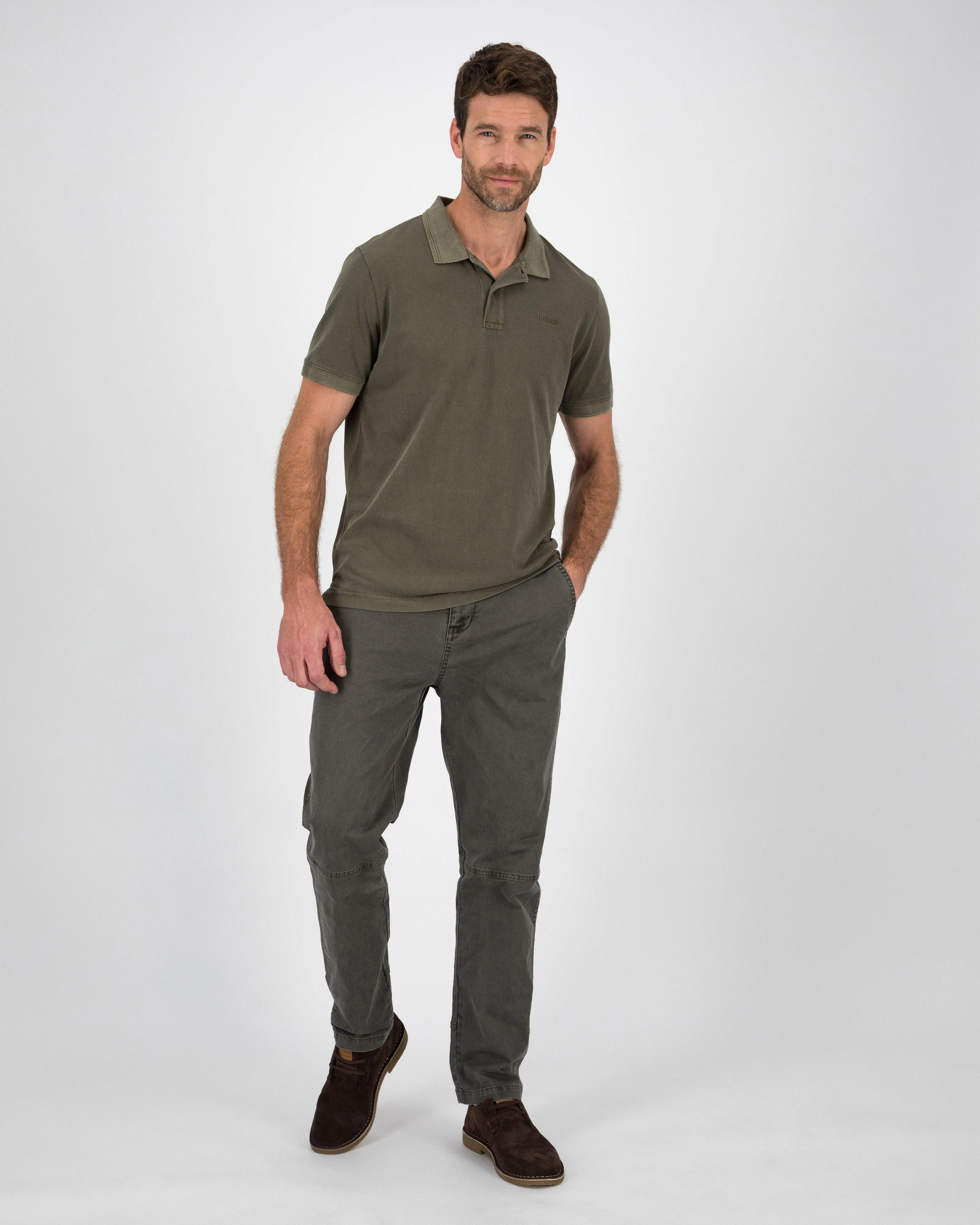 K-Way Elements Men's Hank Washed Work Wear Golfer | Cape Union Mart