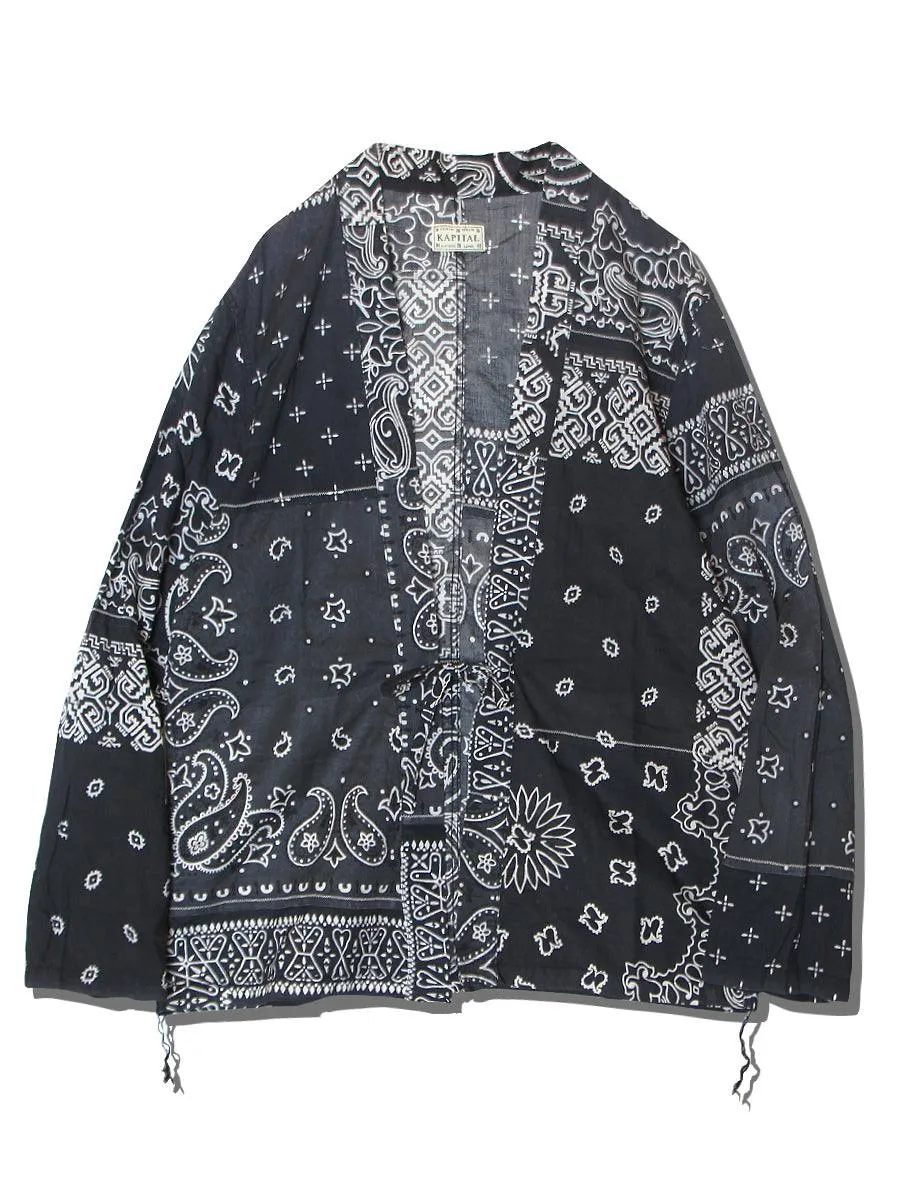 Kapital Gauze Bandana Patchwork PT Kakashi Shirt _K1904LS078EK-920