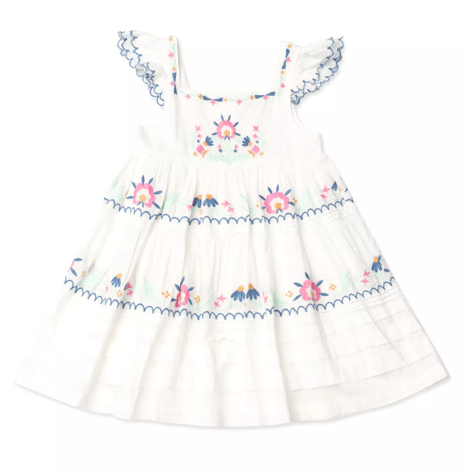 Lali - Nanette Pearl Dress with Embroidery