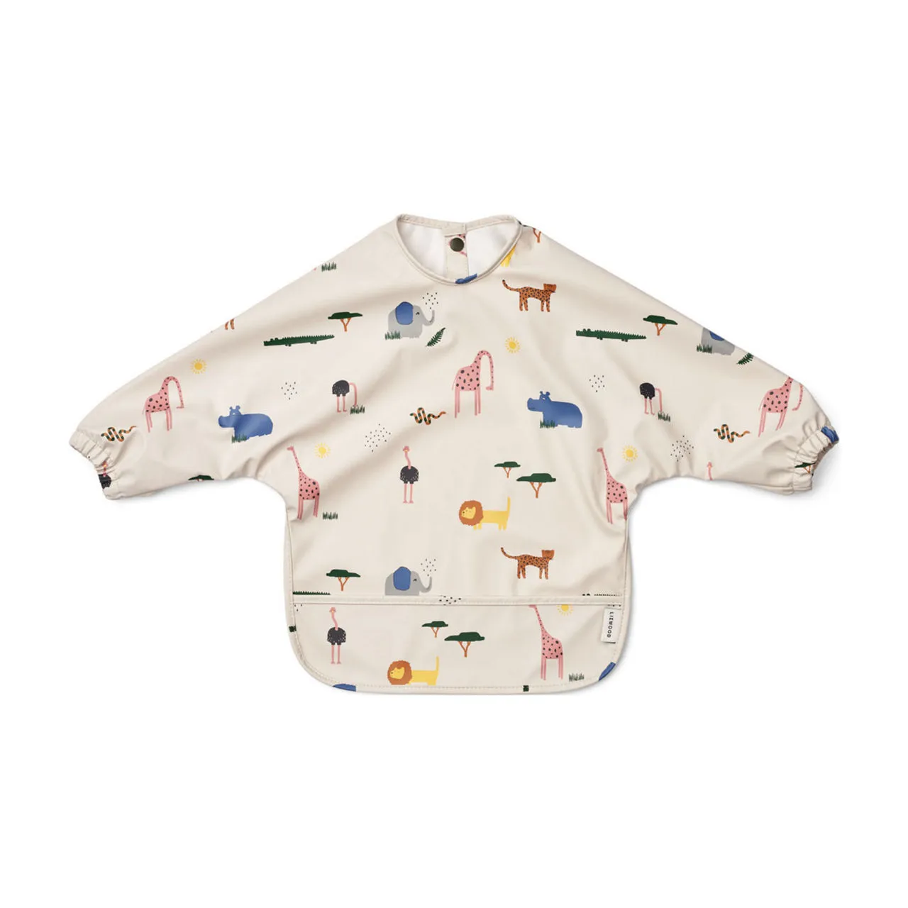 LIEWOOD Merle Printed Cape Bib - Safari Sandy Mix