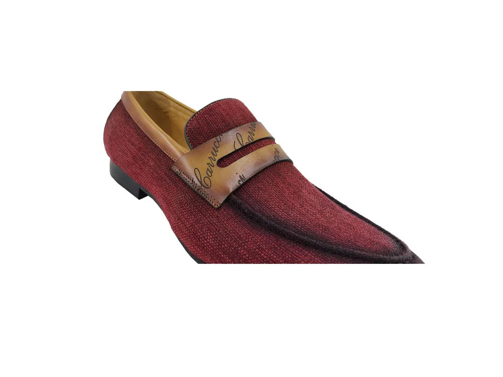 Life Style Penny Loafer Fabric Upper with Signature Leather Trim