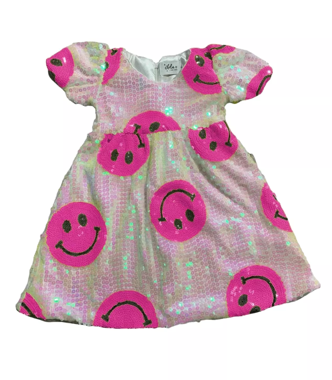 Lola + The Boys - Pinkie Happy Emoji Dress