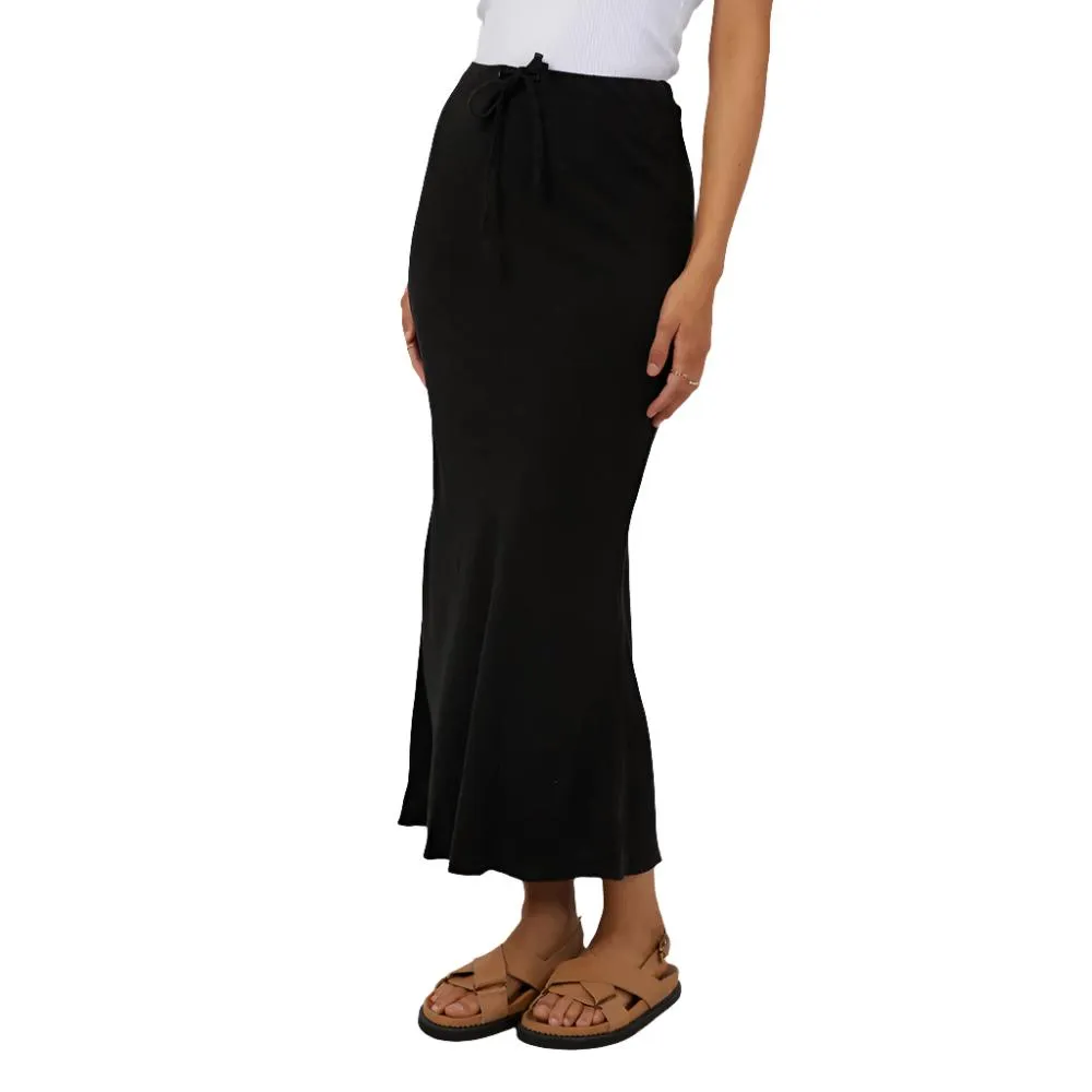 Luxe Linen Maxi Skirt - Womens