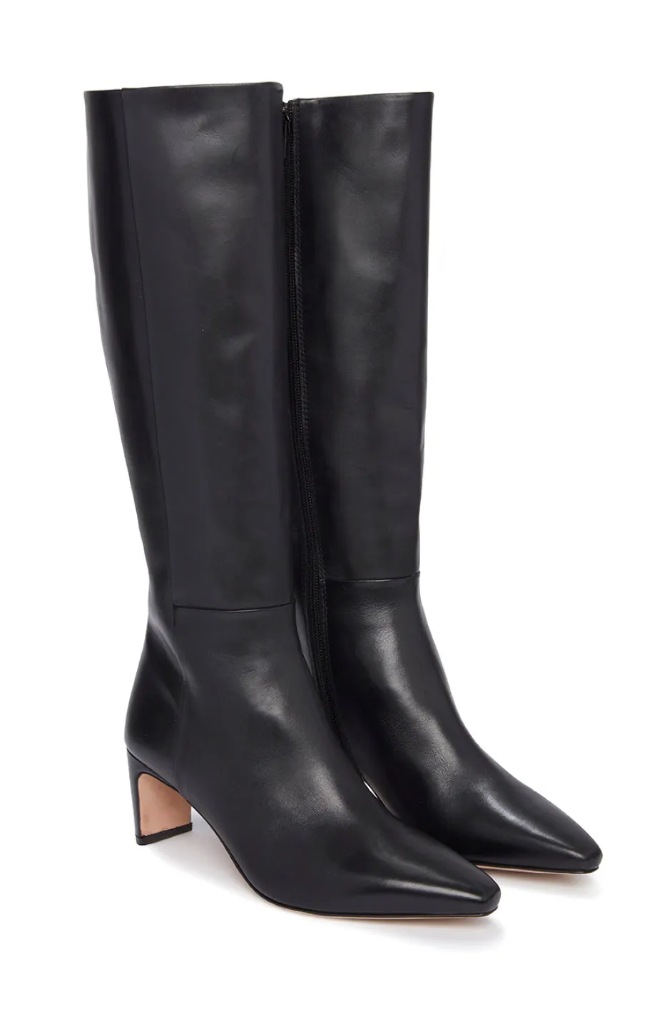 Martha Leather Boot - Black