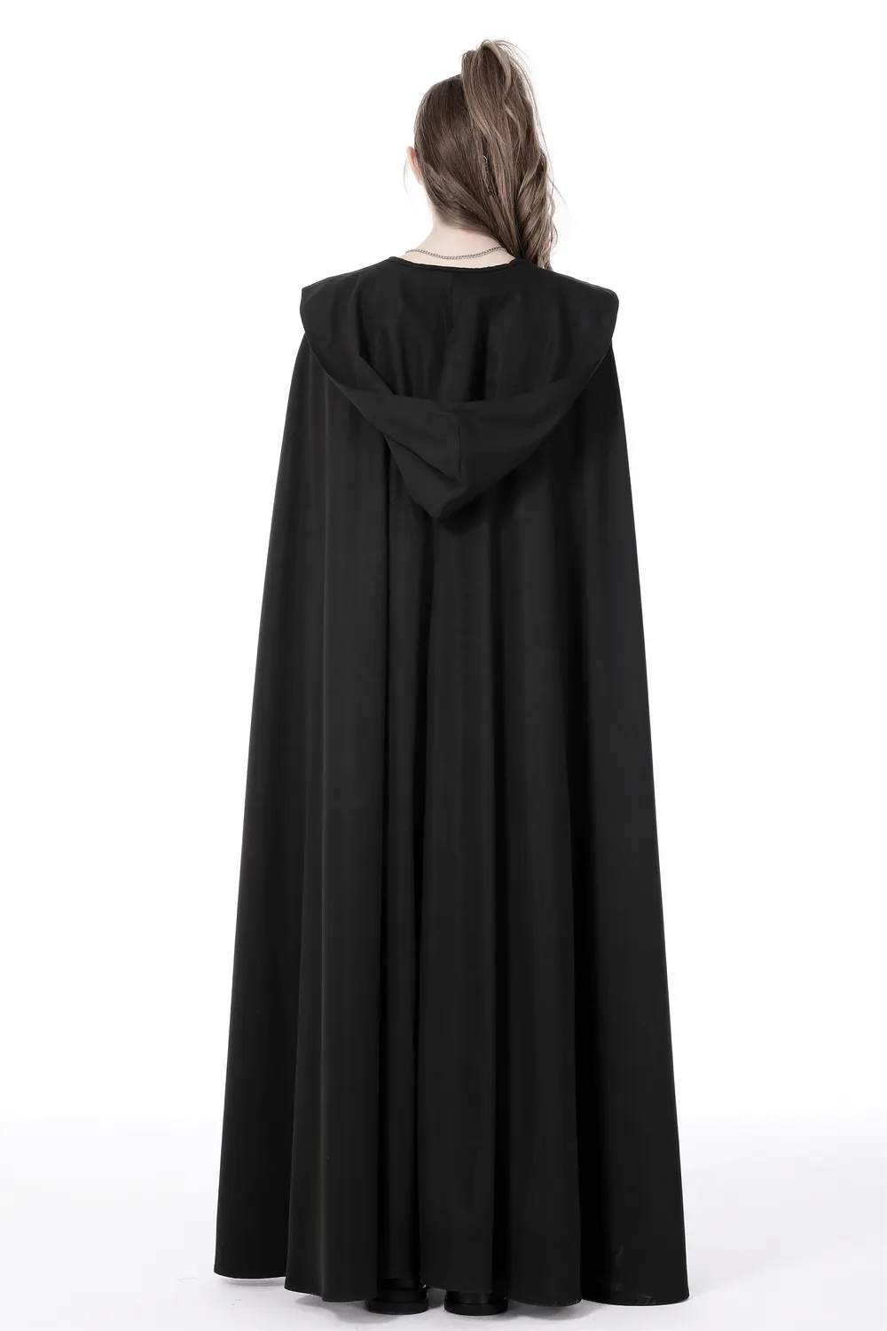 Medieval Renaissance Hooded Cape Cloak Halloween Cosplay