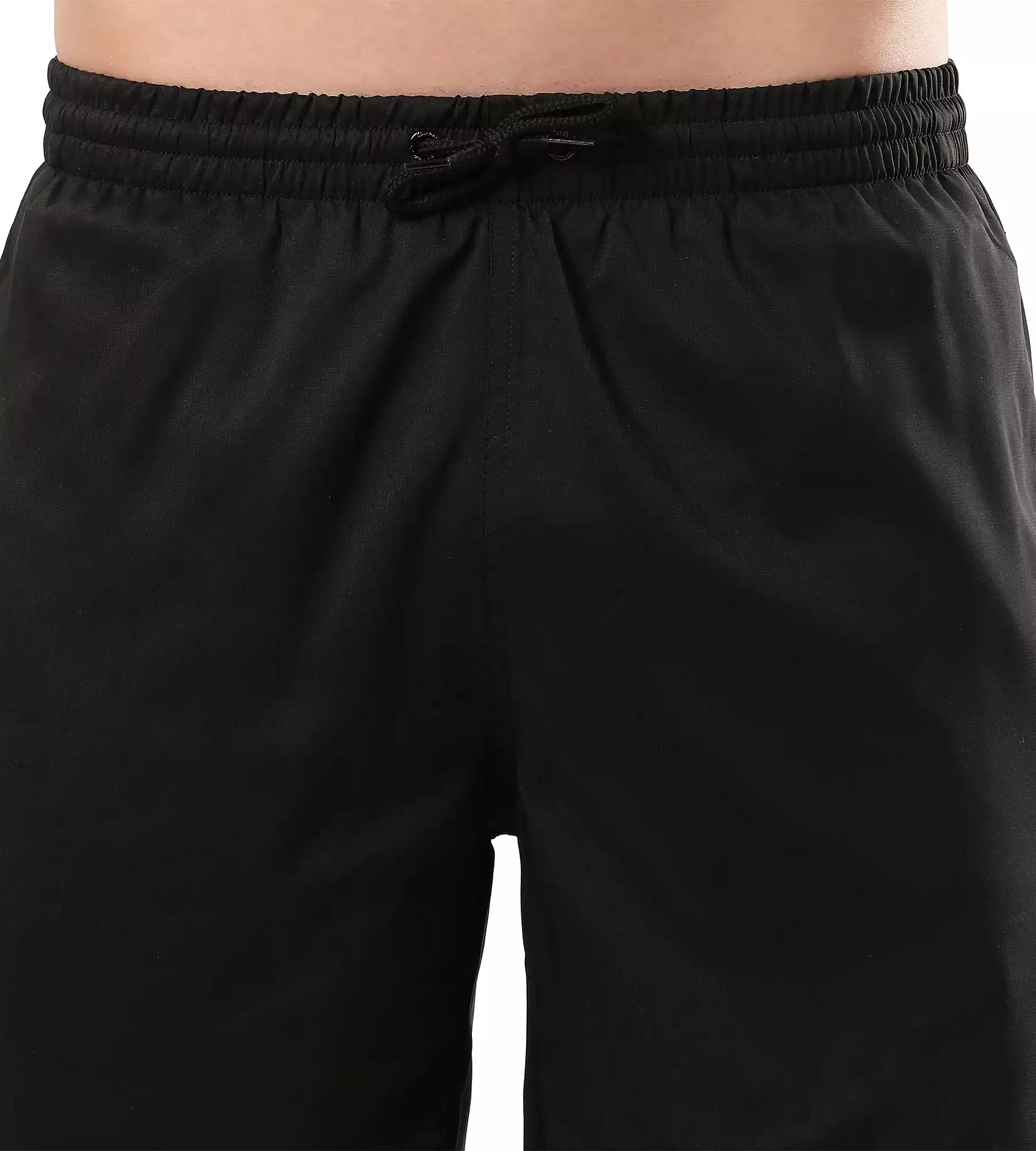 Men's Essential Placement Printed Watershorts - Black  &  Fed Red