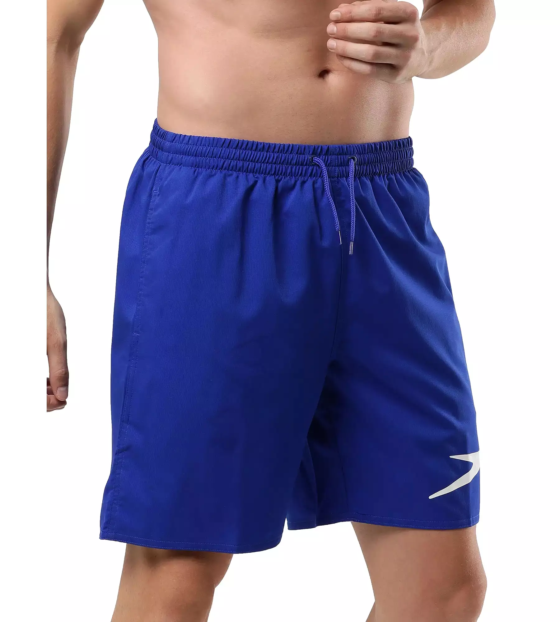 Men's Essential Placement Printed Watershorts - Chroma Blue  &  White