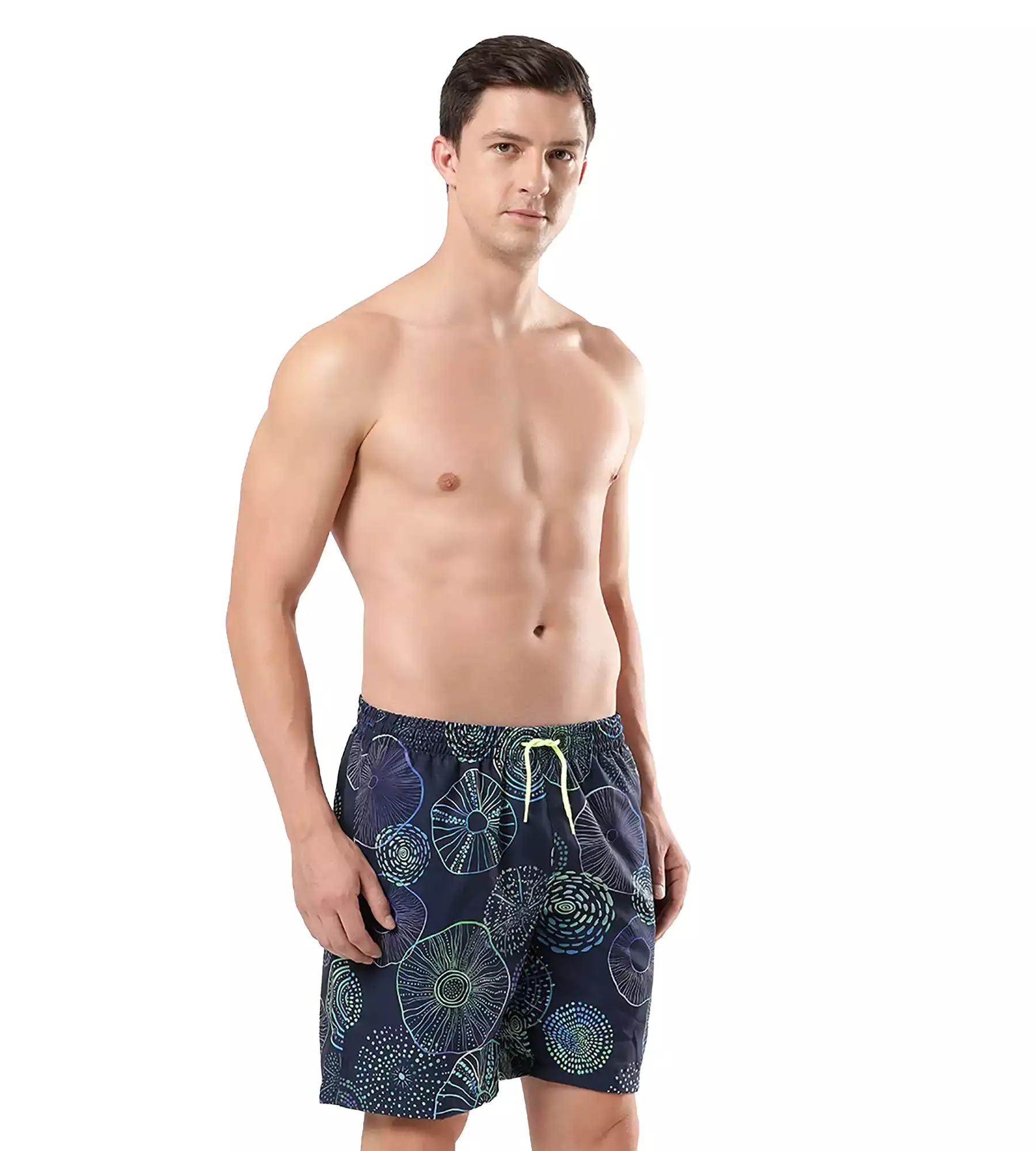 Men's Essential Redondo Allover Watershorts - True Navy  &  Aquarium