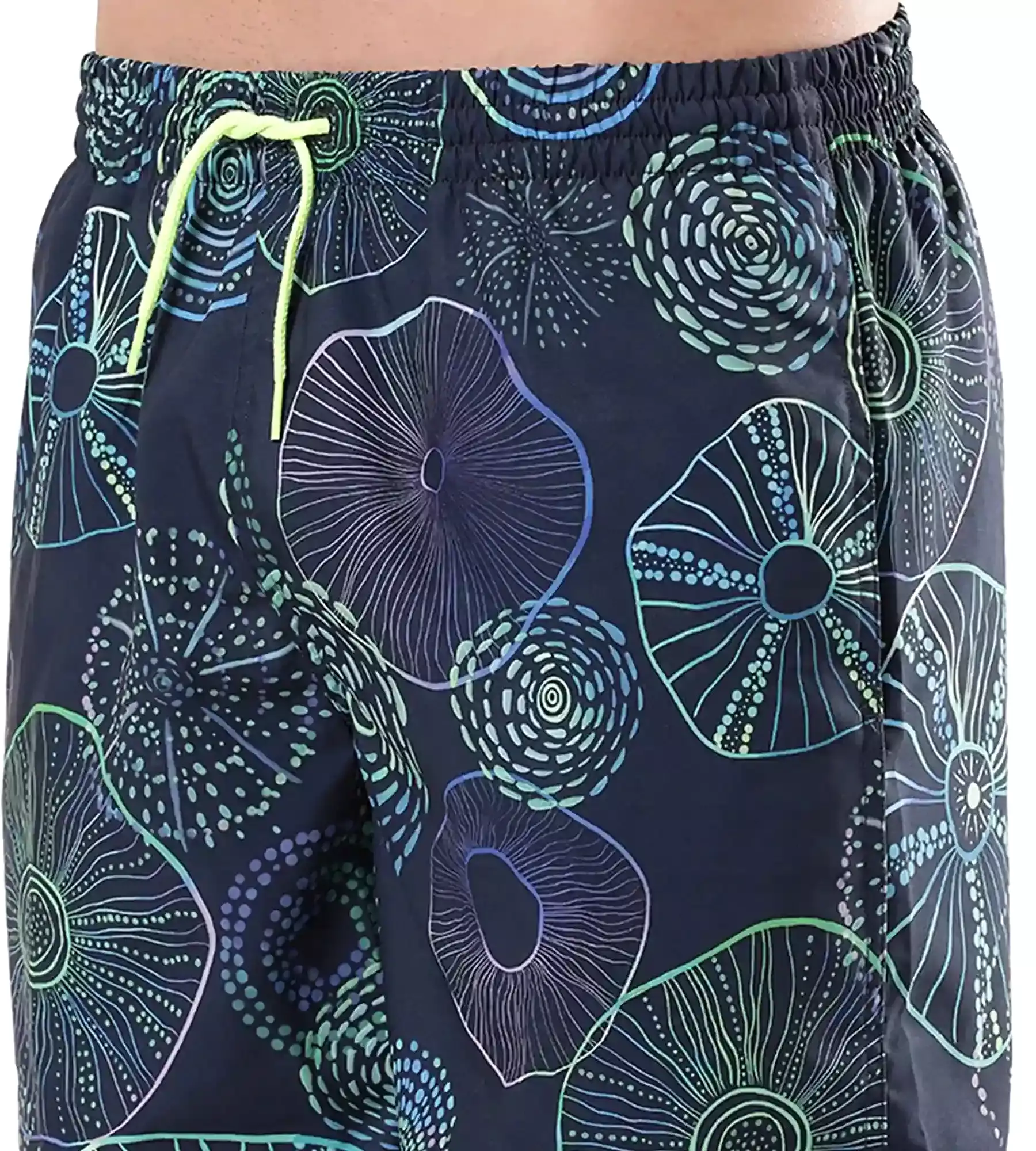 Men's Essential Redondo Allover Watershorts - True Navy  &  Aquarium