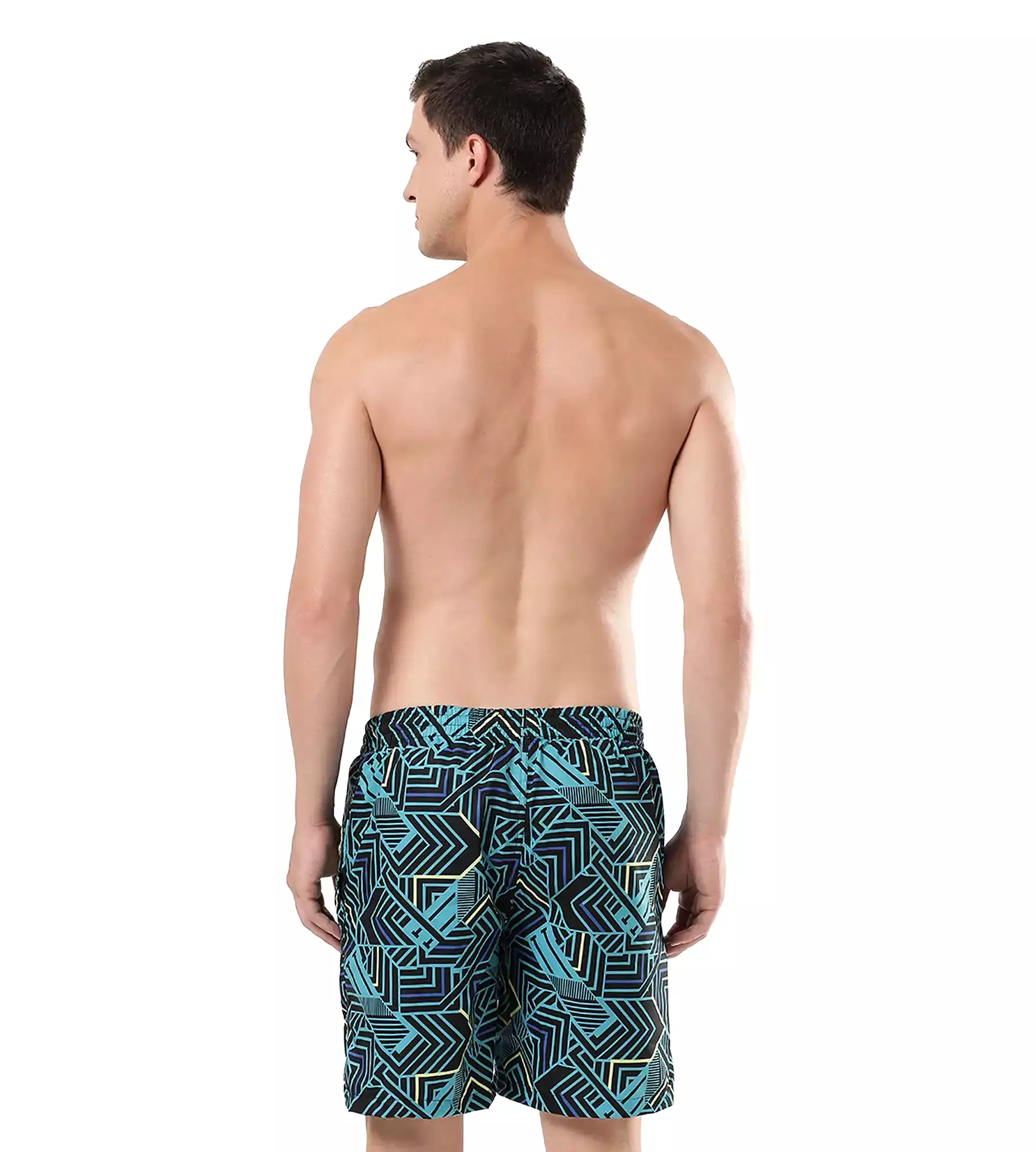 Men's Essential Sport Allover Watershorts - True Navy  &  Aquarium