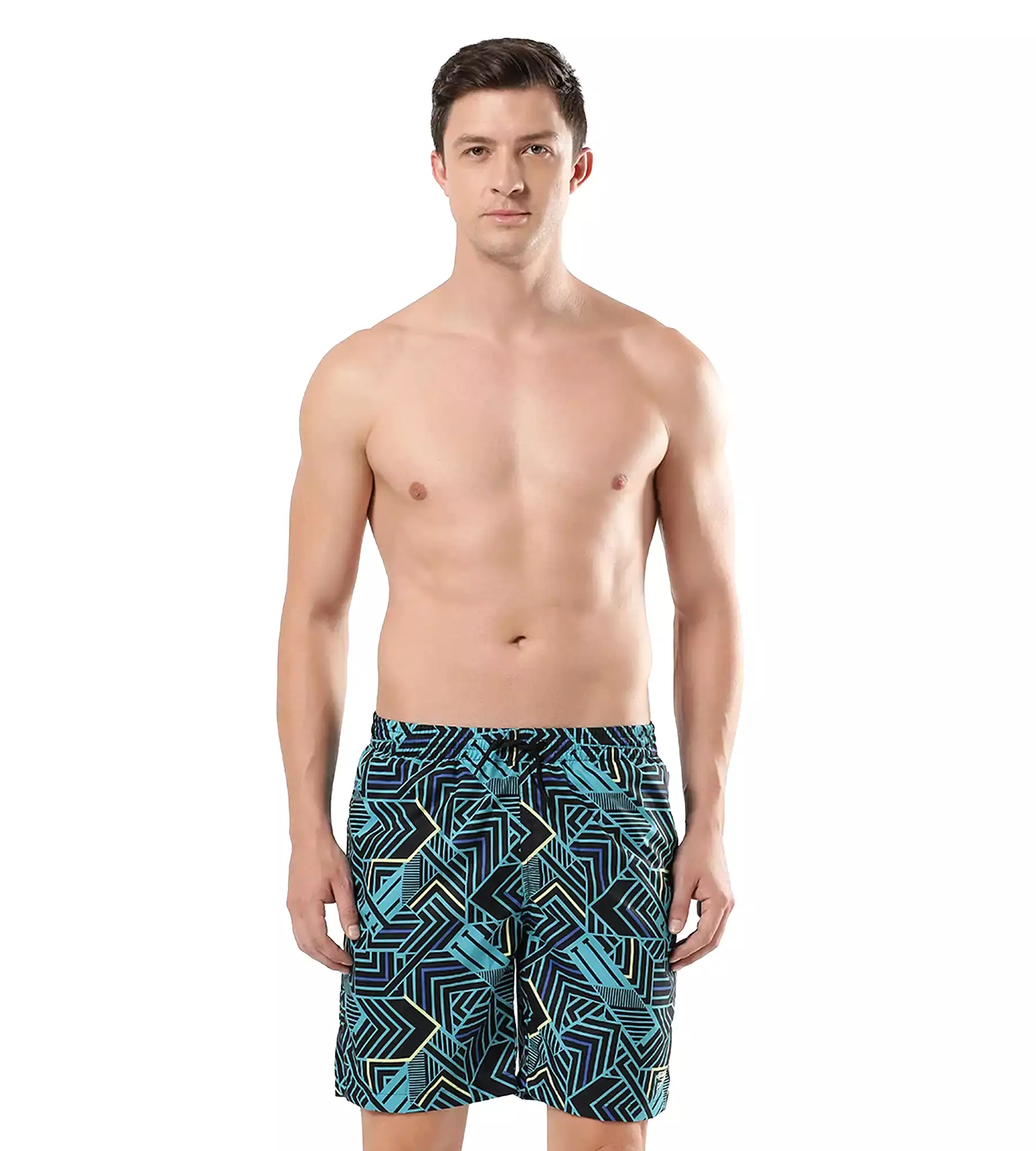 Men's Essential Sport Allover Watershorts - True Navy  &  Aquarium