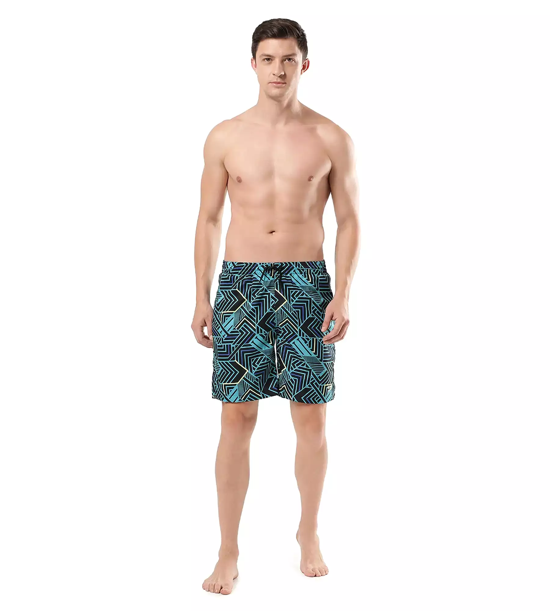 Men's Essential Sport Allover Watershorts - True Navy  &  Aquarium