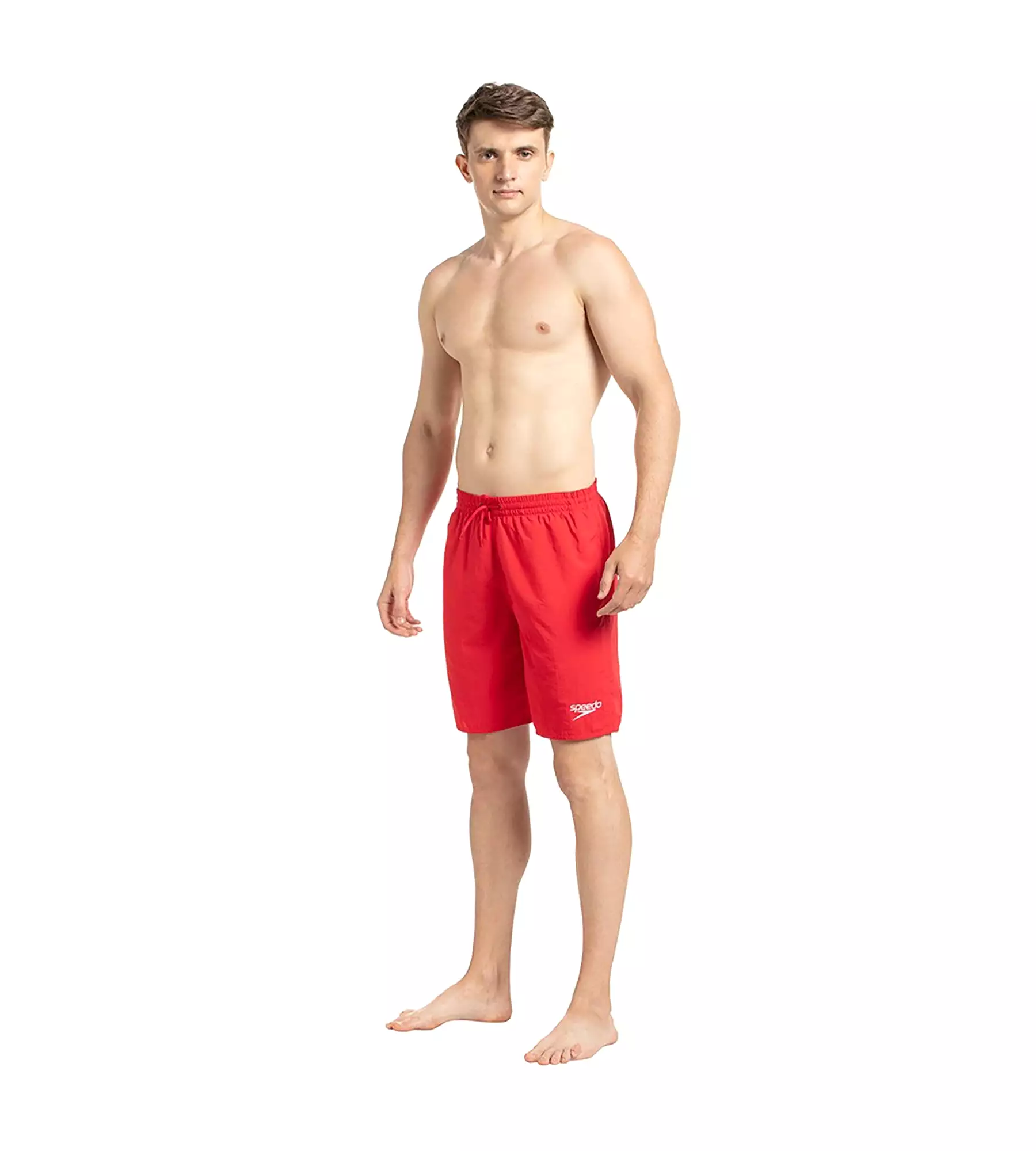 Men's Essential Watershorts - Fed Red & White